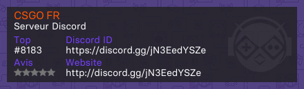 CSGO FR - Serveur Discord
