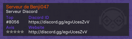 Serveur de Benji047