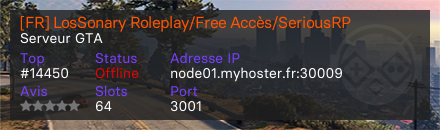 [FR] LosSonary Roleplay/Free Accès/SeriousRP