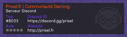 Prisel.fr | Communauté Gaming