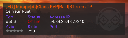 [EU] Mirage|x5|Clans|PvP|Raid|8Teams|TP