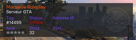 Marseille Roleplay - Serveur GTA