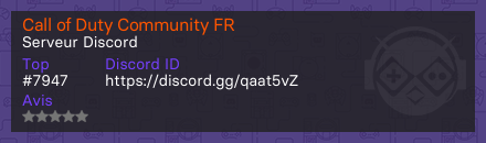 Call of Duty Community FR - Serveur Discord