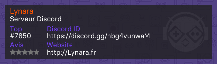 Lynara - Serveur Discord