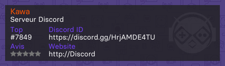 Kawa - Serveur Discord