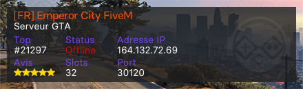 [FR] Emperor City FiveM