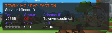 TOWNY MC / PVP-FACTION