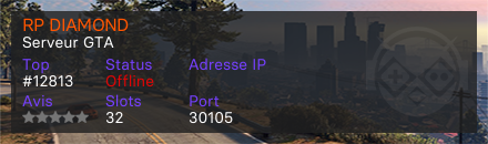 RP DIAMOND - Serveur GTA