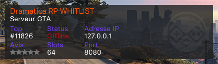 Dramatica RP WHITLIST