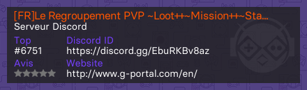 [FR]Le Regroupement PVP ~Loot++~Mission++~Starter Débutant 