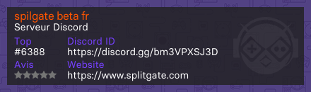 spilgate beta fr