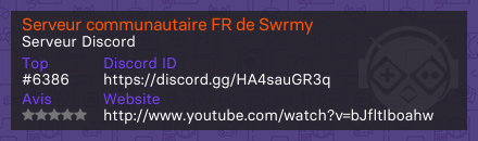 Serveur communautaire FR de Swrmy