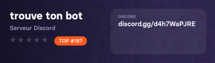 trouve ton bot