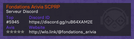 Fondations Arivia SCPRP