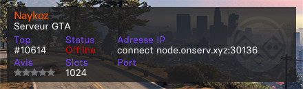 Naykoz  - Serveur GTA