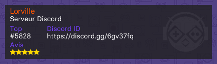 Lorville - Serveur Discord
