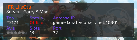 [FR]LifeGta  - Serveur Garry's mod