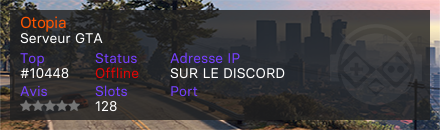 Otopia - Serveur GTA