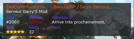 EvoCommunity™️ - SeriousRP / Semi-SeriousRP