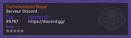 Communauté Royal - Serveur Discord