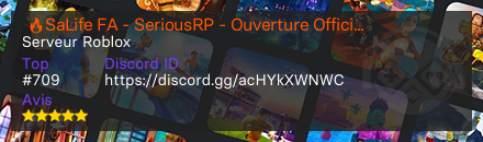  🔥SaLife FA - SeriousRP - Ouverture Officielle le 15 Septembre