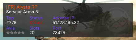 [FR] Alysta RP 