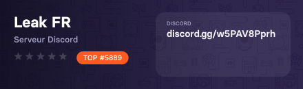 Leak FR - Serveur Discord