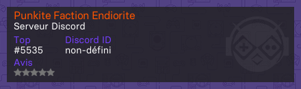 Punkite Faction Endiorite  - Serveur Discord