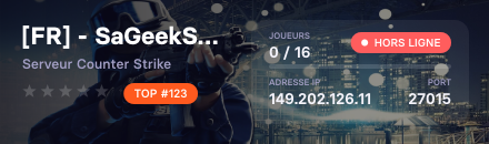 [FR] - SaGeekSale GaminG - ONLY MAPS OFFICIELS - 16000$ -RCT