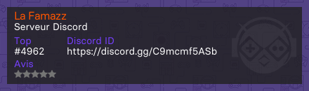 La Famazz - Serveur Discord