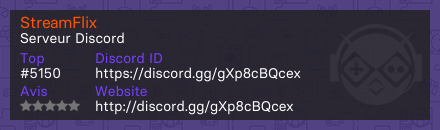 StreamFlix - Serveur Discord