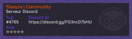 Slaayze | Community - Serveur Discord