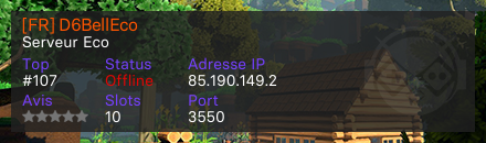 [FR] D6BellEco - Serveur Eco