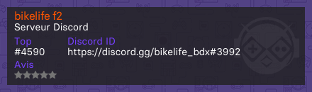bikelife f2 - Serveur Discord