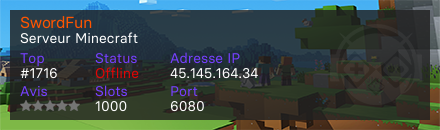 SwordFun - Serveur Minecraft