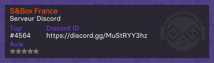 S&Box France - Serveur Discord