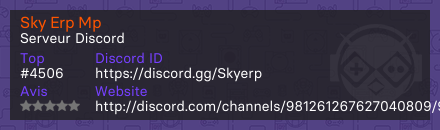 Sky Erp Mp - Serveur Discord