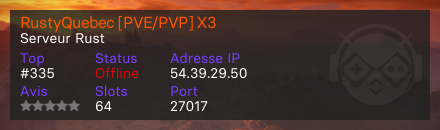 RustyQuebec [PVE/PVP] X3