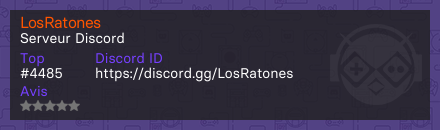 LosRatones - Serveur Discord