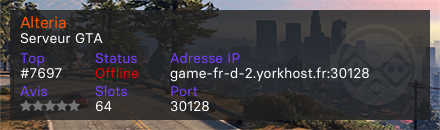 Alteria  - Serveur GTA