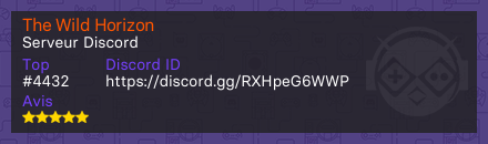The Wild Horizon - Serveur Discord
