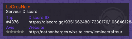 LeGrosNain - Serveur Discord