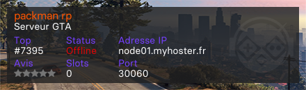 packman rp - Serveur GTA
