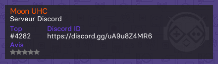 Moon UHC - Serveur Discord
