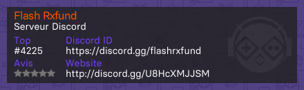 Flash Rxfund - Serveur Discord
