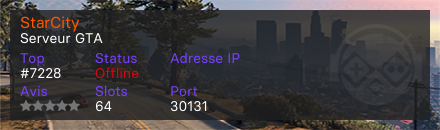StarCity - Serveur GTA