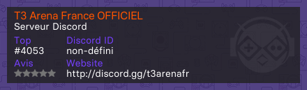 T3 Arena France OFFICIEL 