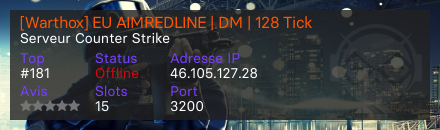 [Warthox] EU AIMREDLINE | DM | 128 Tick