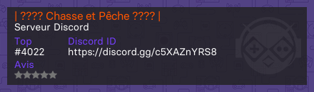 | ???? Chasse et Pêche ???? |