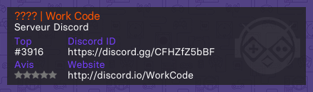 ???? | Work Code